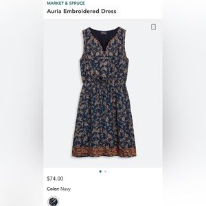 Market & Spruce Auria Embroidered Dress